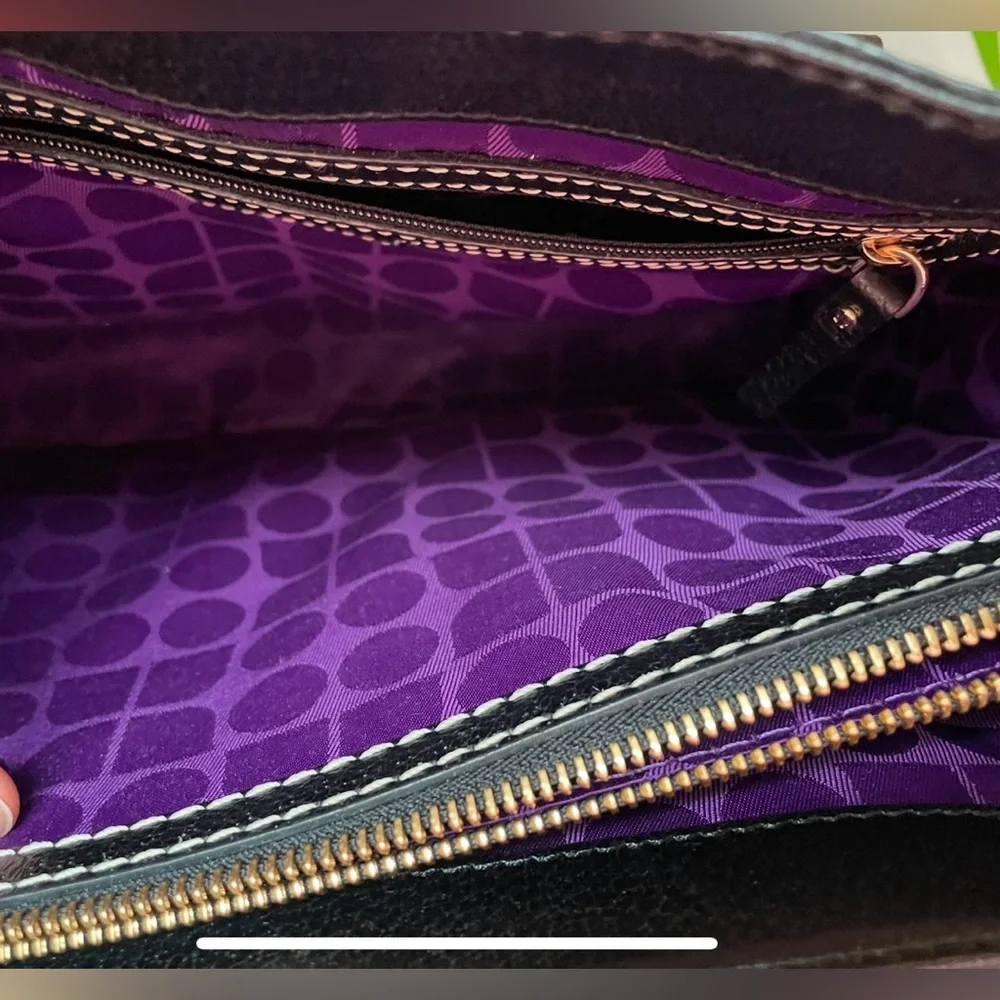 NWT Kate Spade New York Quinn Tarrytown Core Black Leather Handbag - Picture 9 of 10